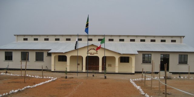 Prospetto principale dell'asilo