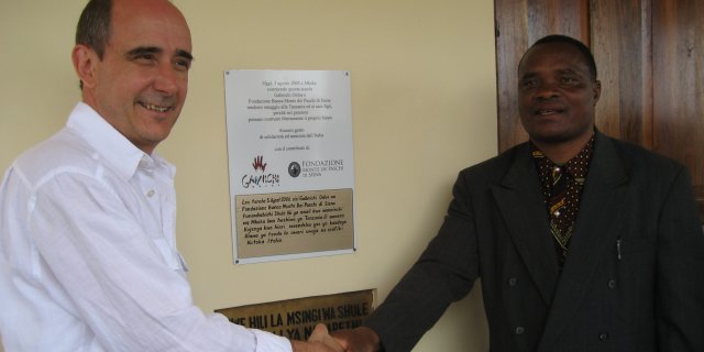 Il Dott. Enrico Cecchetti - Deputato della Fondazione del Monte dei Paschi di Siena