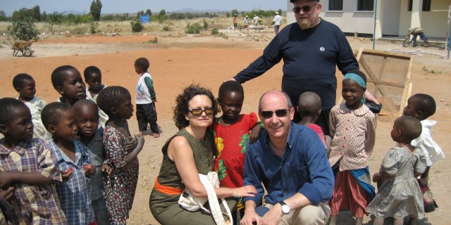 Foto di gruppo con Padre Corrado