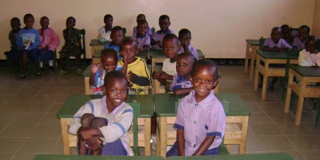 Una classe dell'asilo