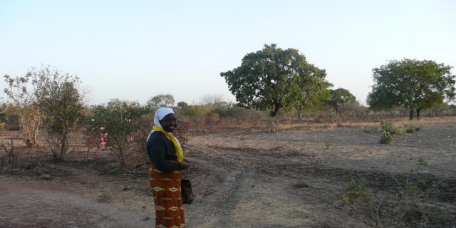 Area dove verrà costruito l’orfanotrofio di Diapangou vicino alla città di Fada N’Gurma