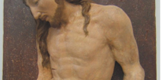 La scultura in terracotta dopo il restauro