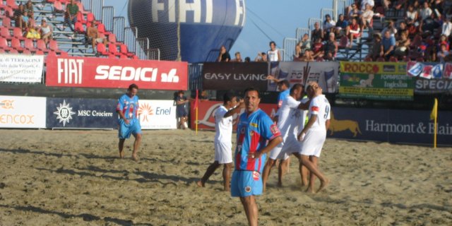 L'esultanza dopo il goal di Ahamed