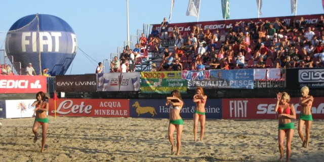 Una fase dell'intervallo di gioco