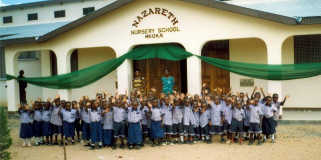 Tutti gli alunni dell'asilo